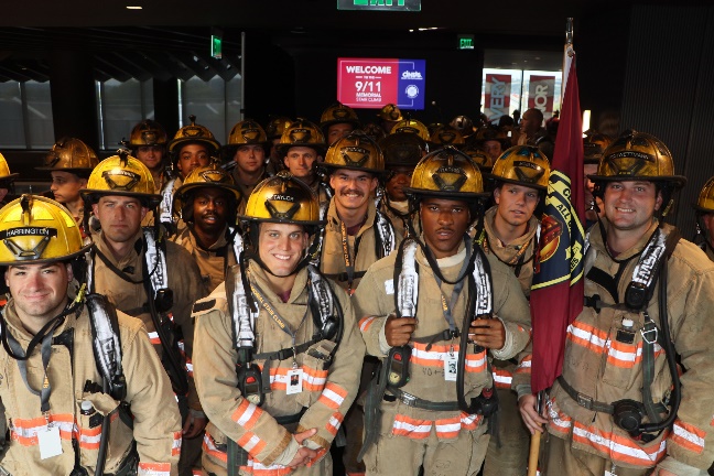 Cincinnati Fire Department recruit class, 2023, participated in the event