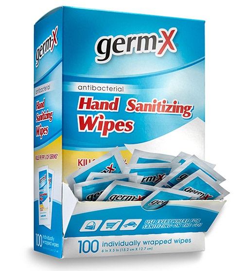 Germ X Hand Sanitizing Wipes