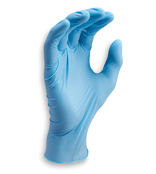 Safety Director Blue Nitrile Disposable Gloves