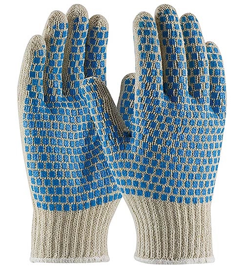 Seamless Knit Poly Brick Pattern Gloves