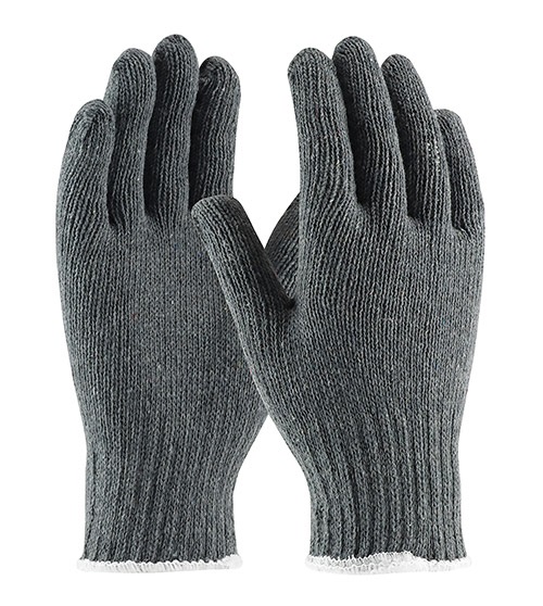 PIP Seamless Cotton Ploy Gray Gloves