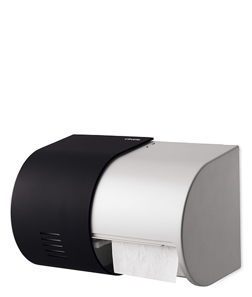signature series toilet paper dispenser black