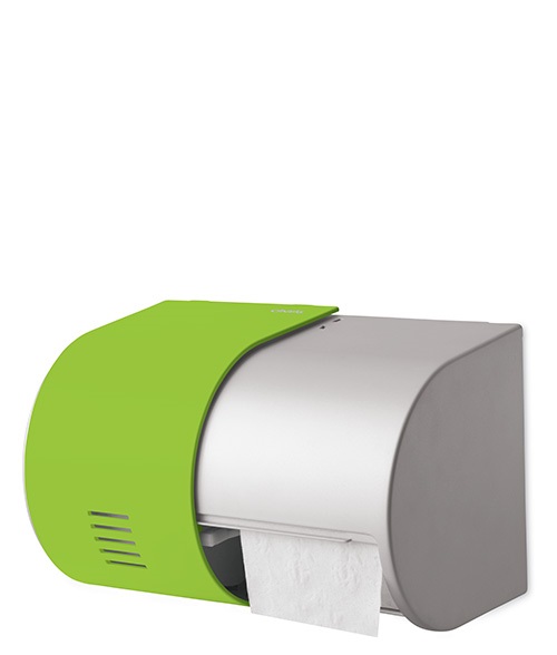 signature series toilet paper dispenser green