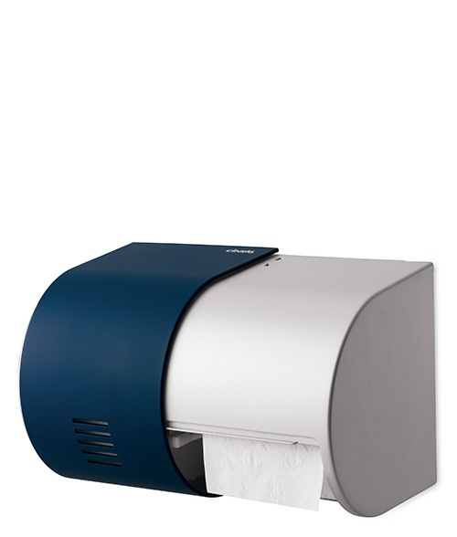 signature series toilet paper dispenser blue