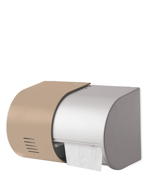 signature series toilet paper dispenser tan