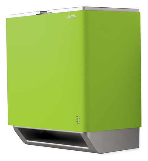 signature series automatic paper towel dispenser green