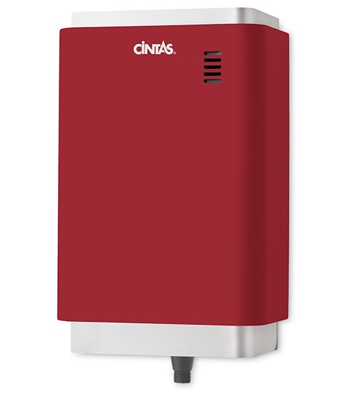 signature series urinal sanitizer dispenser red