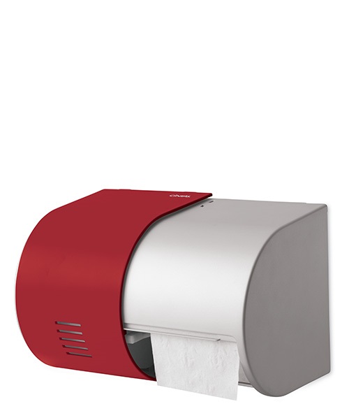 signature series toilet paper dispenser red