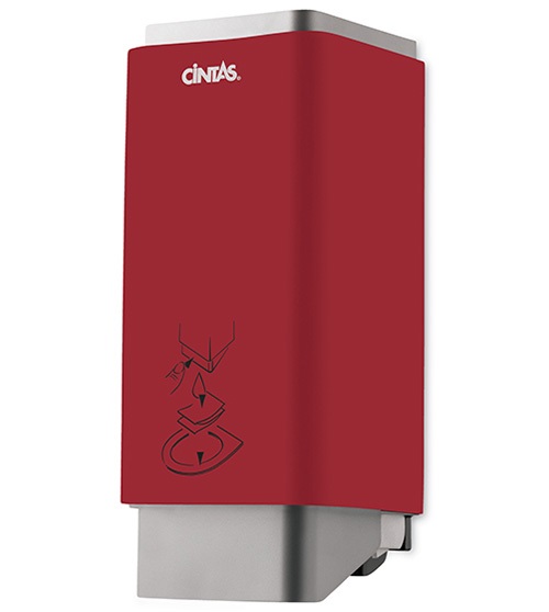 signature series toilet seat cleaner dispenser red