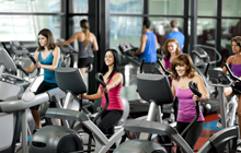 Fitness Facility filled with people