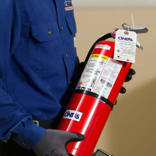 physical inspection of fire extinguisher